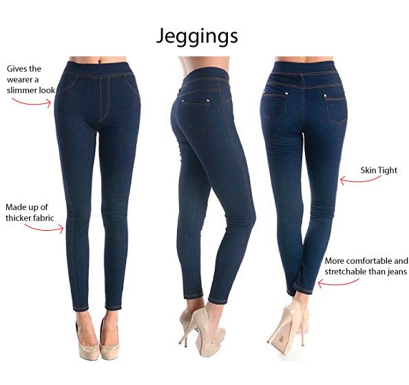 Difference Between Treggings and Leggings : How To Choose?